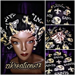 New Orleans saints reversible bonnets
